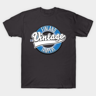 Tampere final vintage style logo T-Shirt